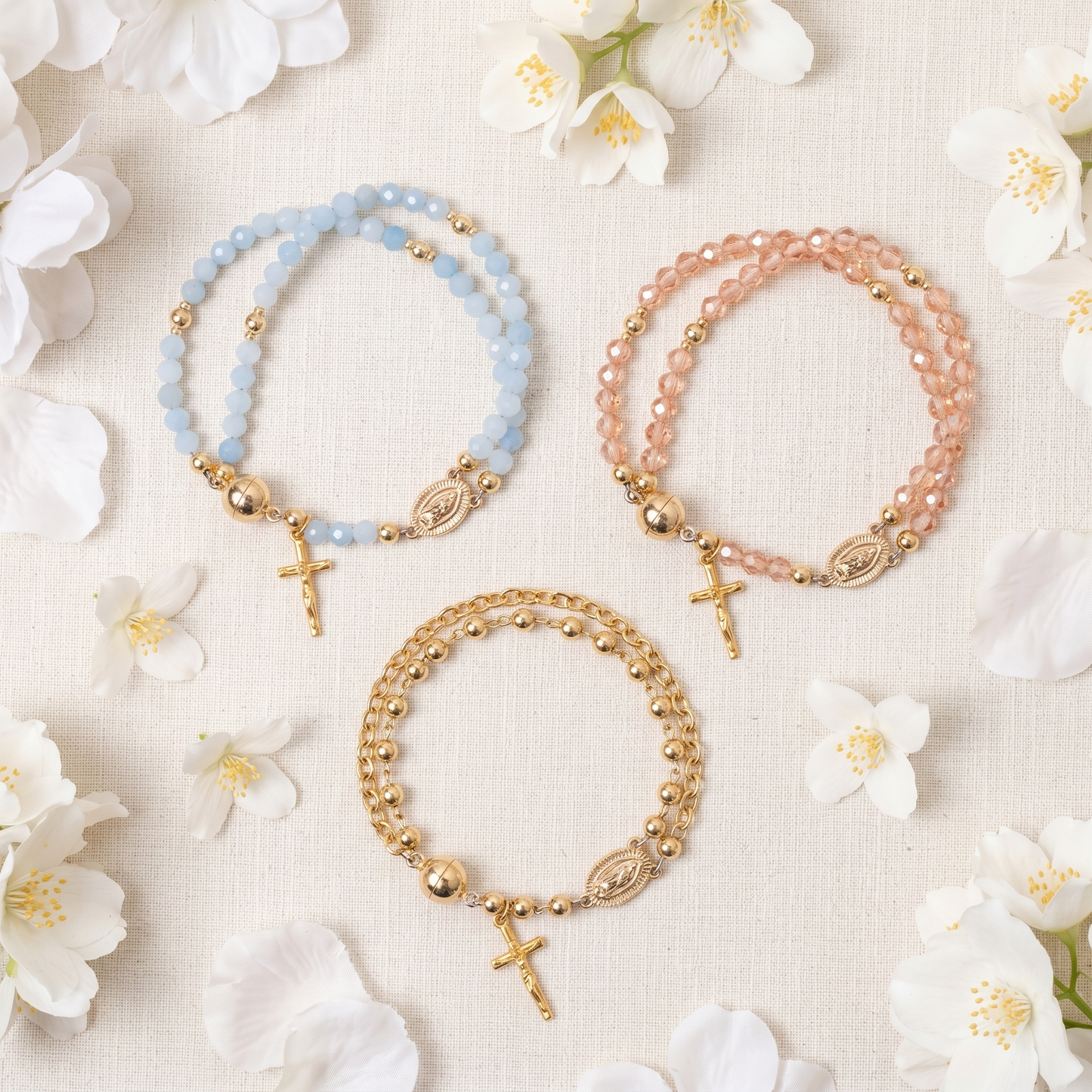 Aveluna™ — Handmade Rosary Bracelet