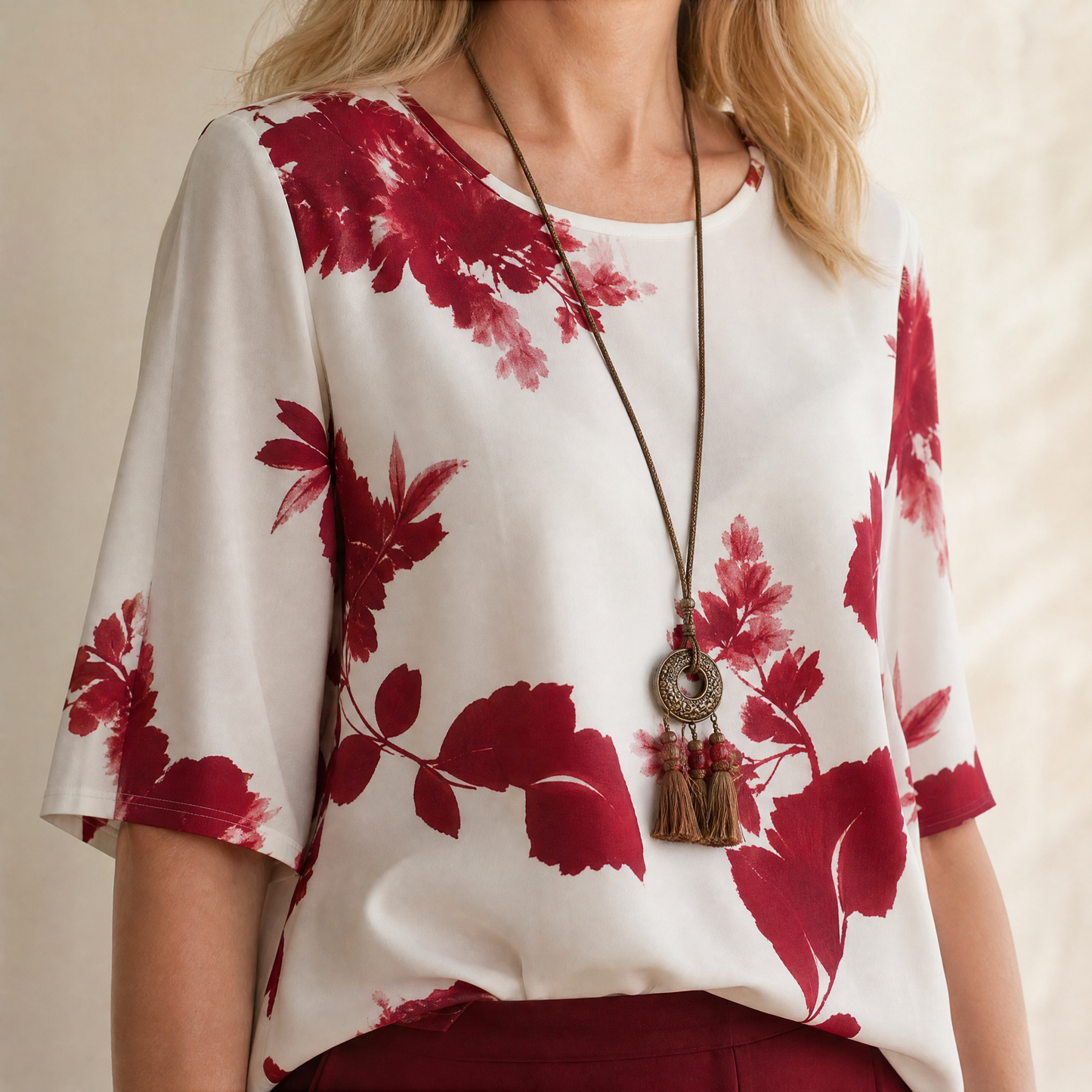 Avery™ Floral Top & Wide-Leg Pants Set
