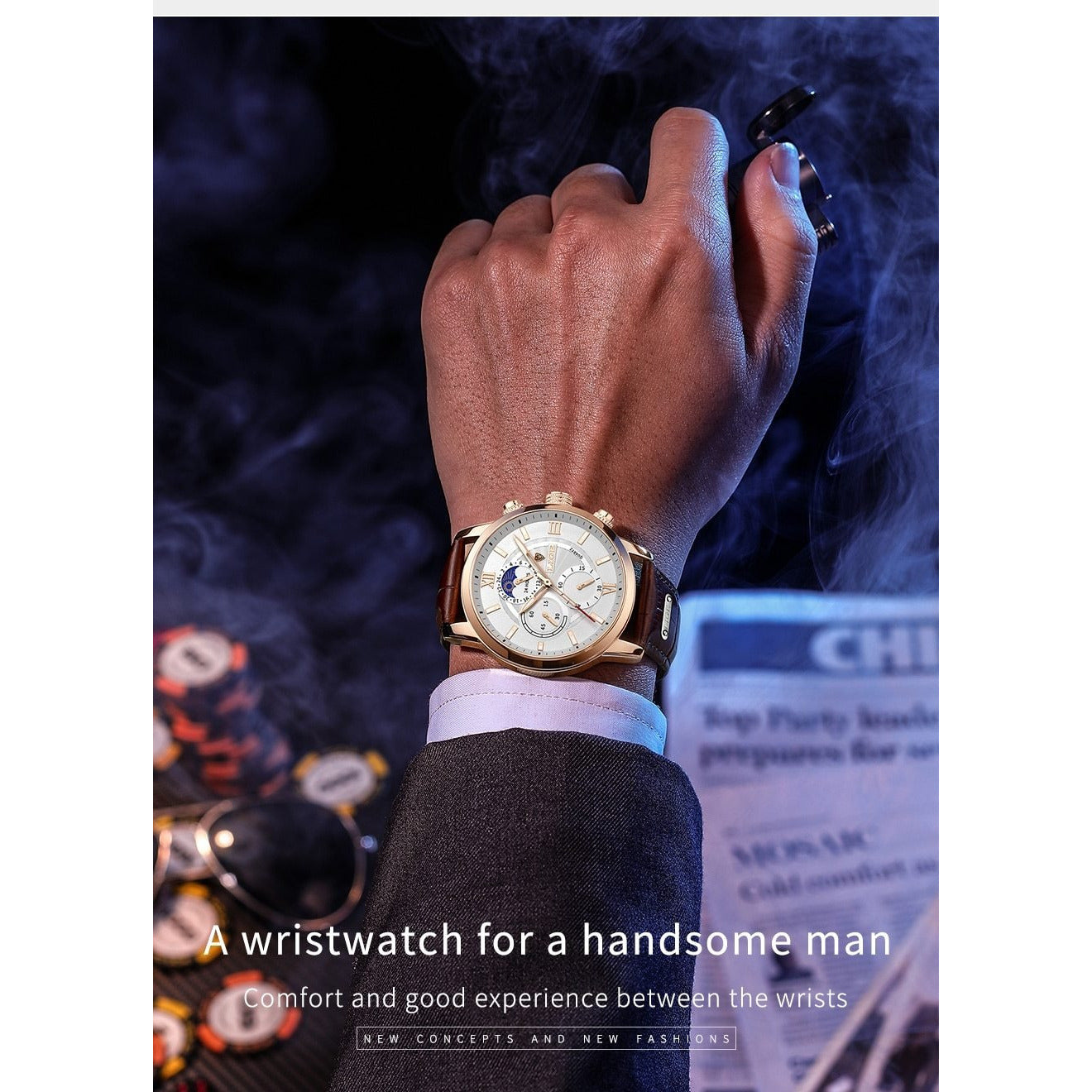 Men's Classic Sports Watch for Casual & Formal Wear