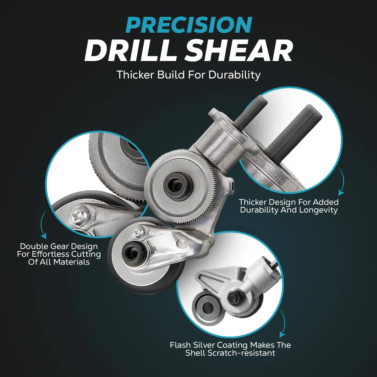 PowerCut - Electric Drill Metal Cutter Attachment