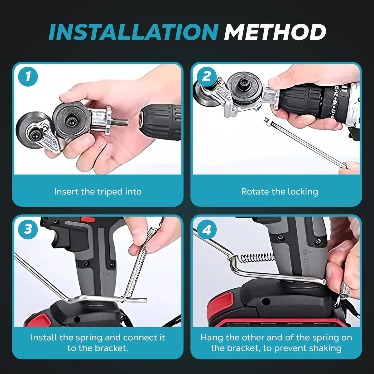 PowerCut - Electric Drill Metal Cutter Attachment