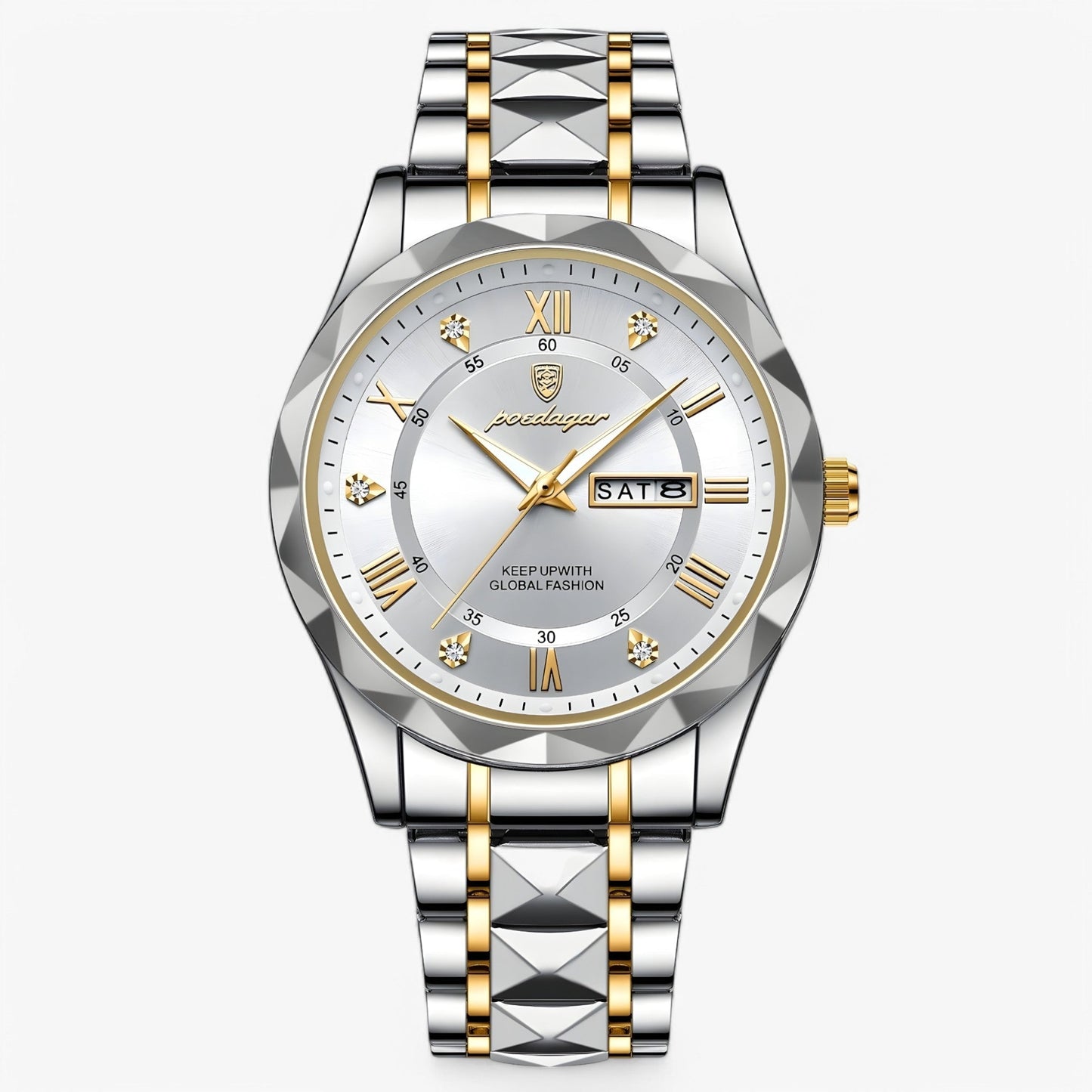 Men's Automatic Watch with Classic Leather Strap - 40mm