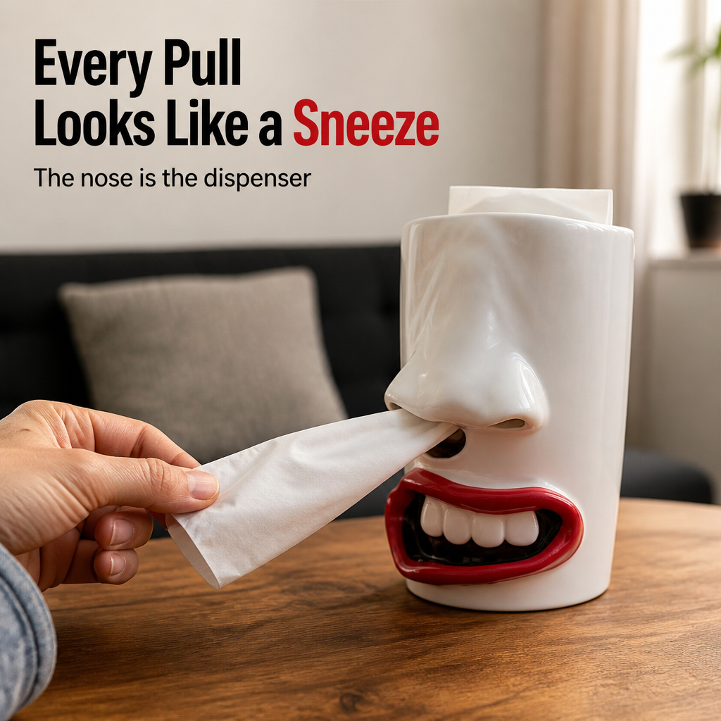 LaughNest™ — Make Every Tissue Grab the Thing Guests Won't Stop Talking About