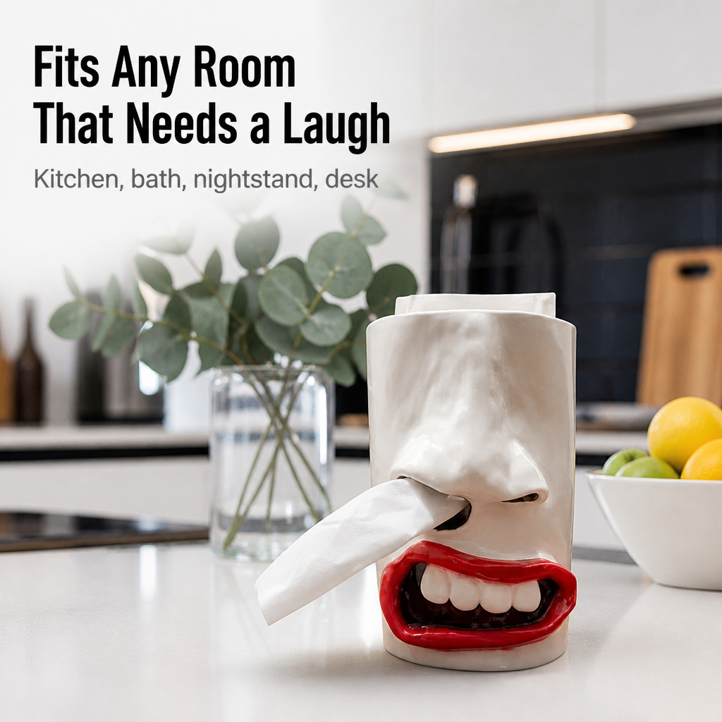 LaughNest™ — Make Every Tissue Grab the Thing Guests Won't Stop Talking About