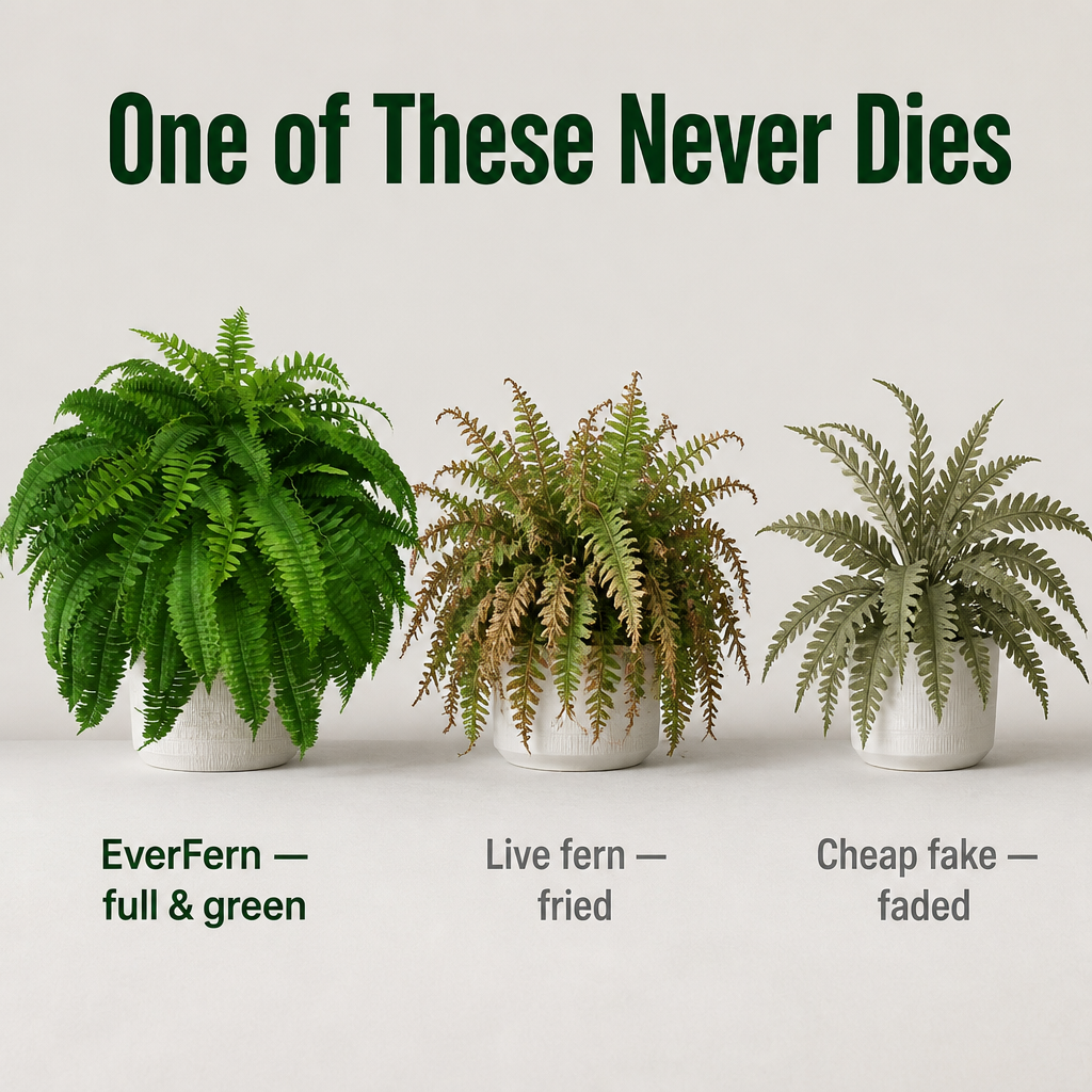 EverFern™ — Get Lush Boston Ferns That Never Fade or Need Watering