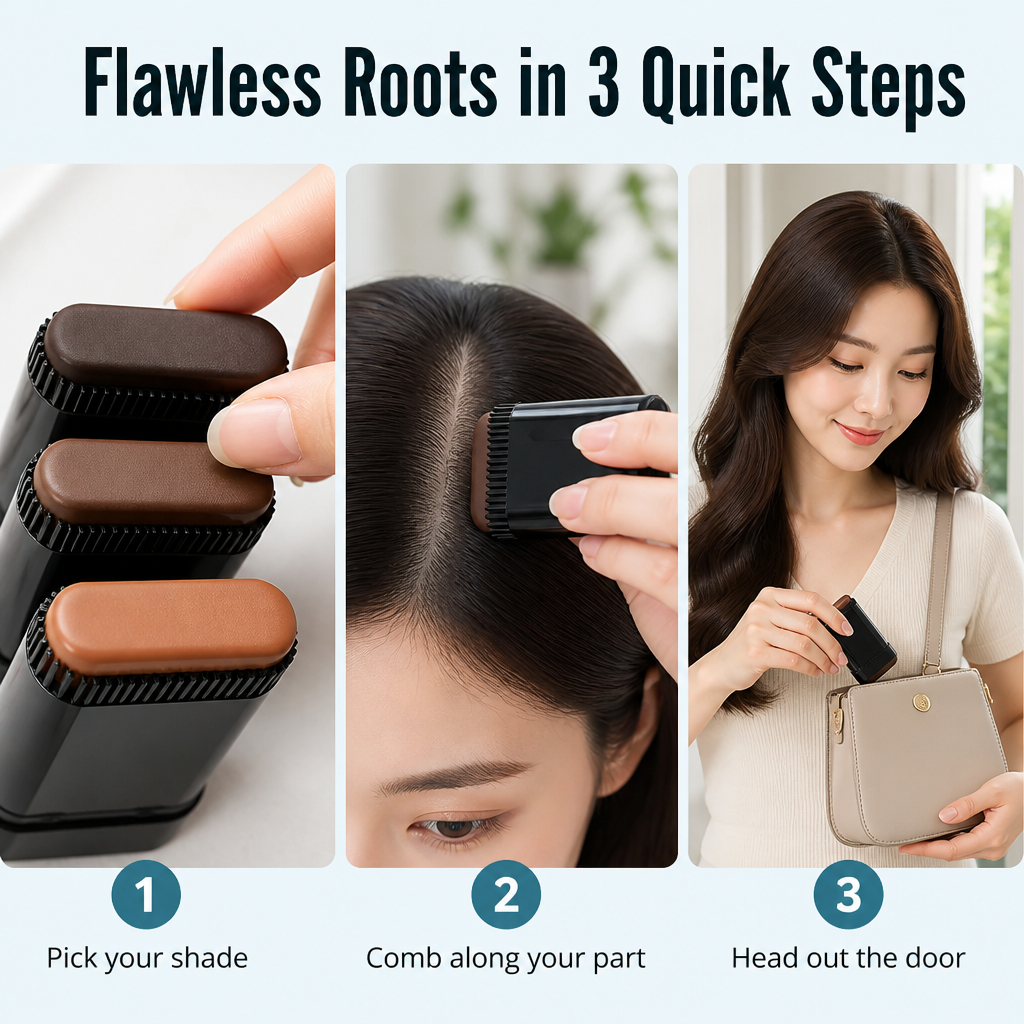 FlairMist™ — Comb Away Gray Roots In Seconds, No Dye Or Mess