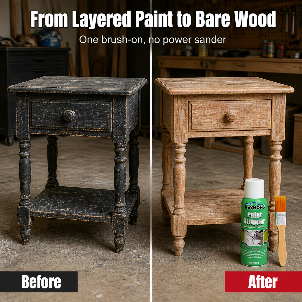 ClearWave™ — Brush On, Lift Old Paint in Minutes, Skip the Sanding