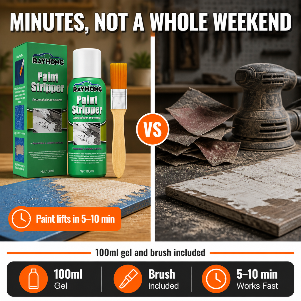 ClearWave™ — Brush On, Lift Old Paint in Minutes, Skip the Sanding