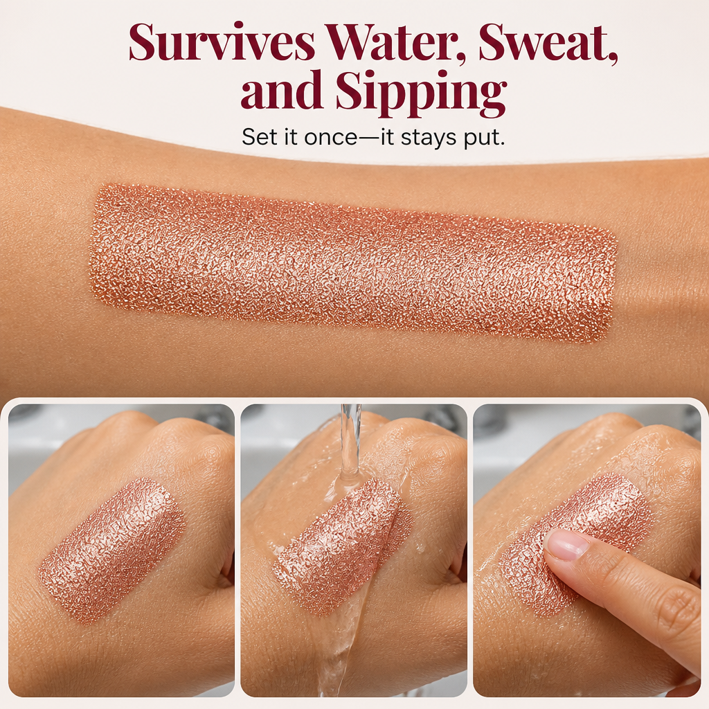 LumiLuxe™ — Coat Your Lips in Crushed-Diamond Color That Survives the Whole Night