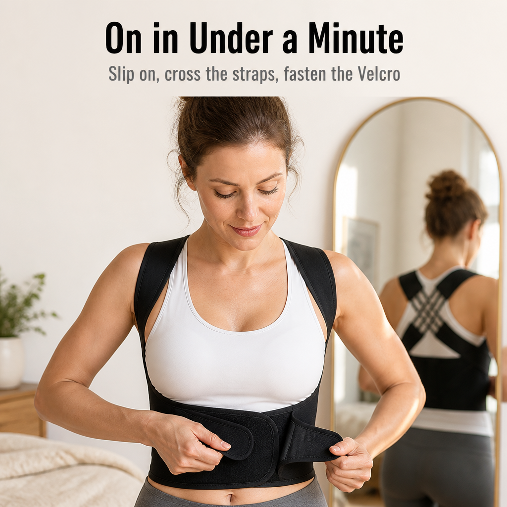 AlignAura — Support Your Whole Back and Quiet That 3pm Shoulder Ache