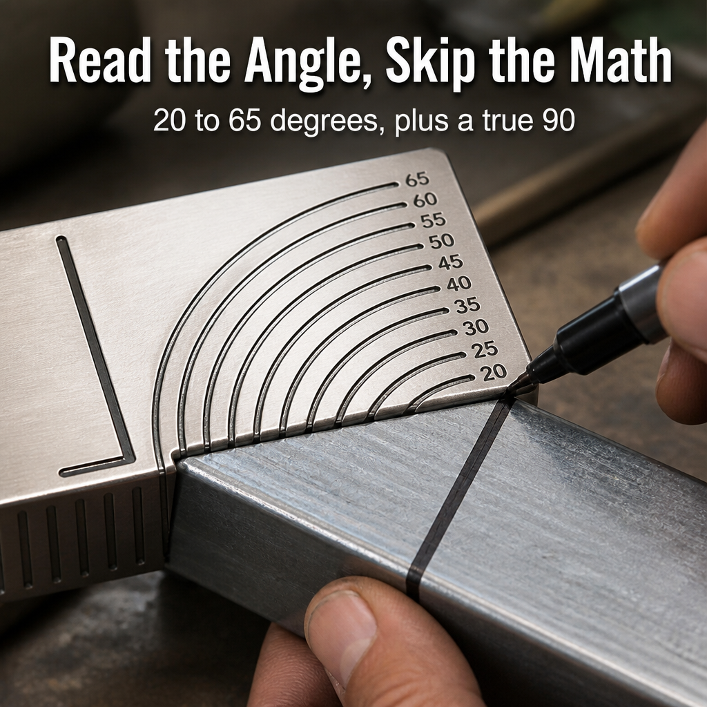 MetalMorph™ — Scribe Perfect Saddle Cuts and Angles in One Steady Pass