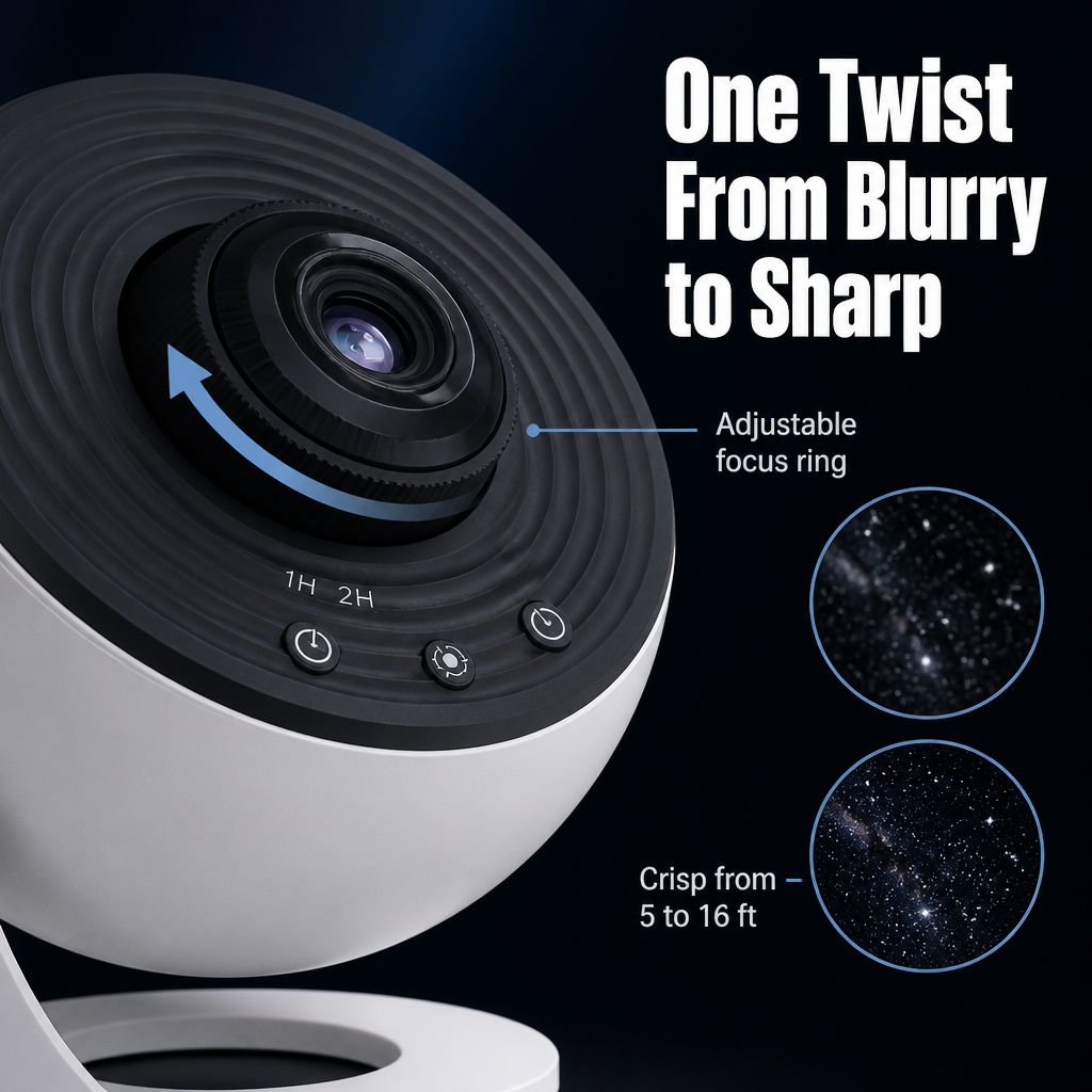 CelestiaDream™ — Turn Any Room Into a Sharp, Real-Galaxy Night Sky in Seconds