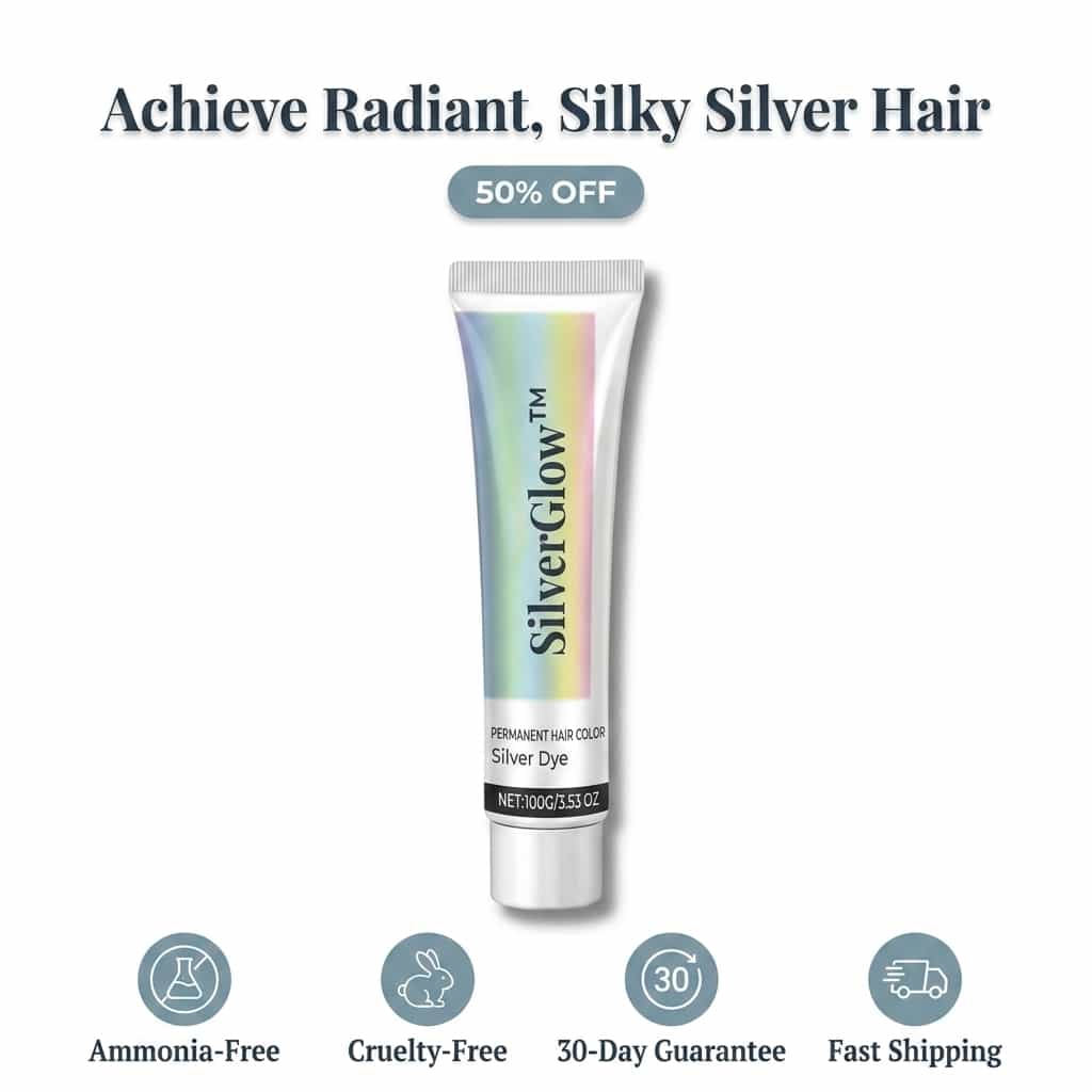 SilverGlow - Ammonia-Free 2-in-1 Silver Hair Formula
