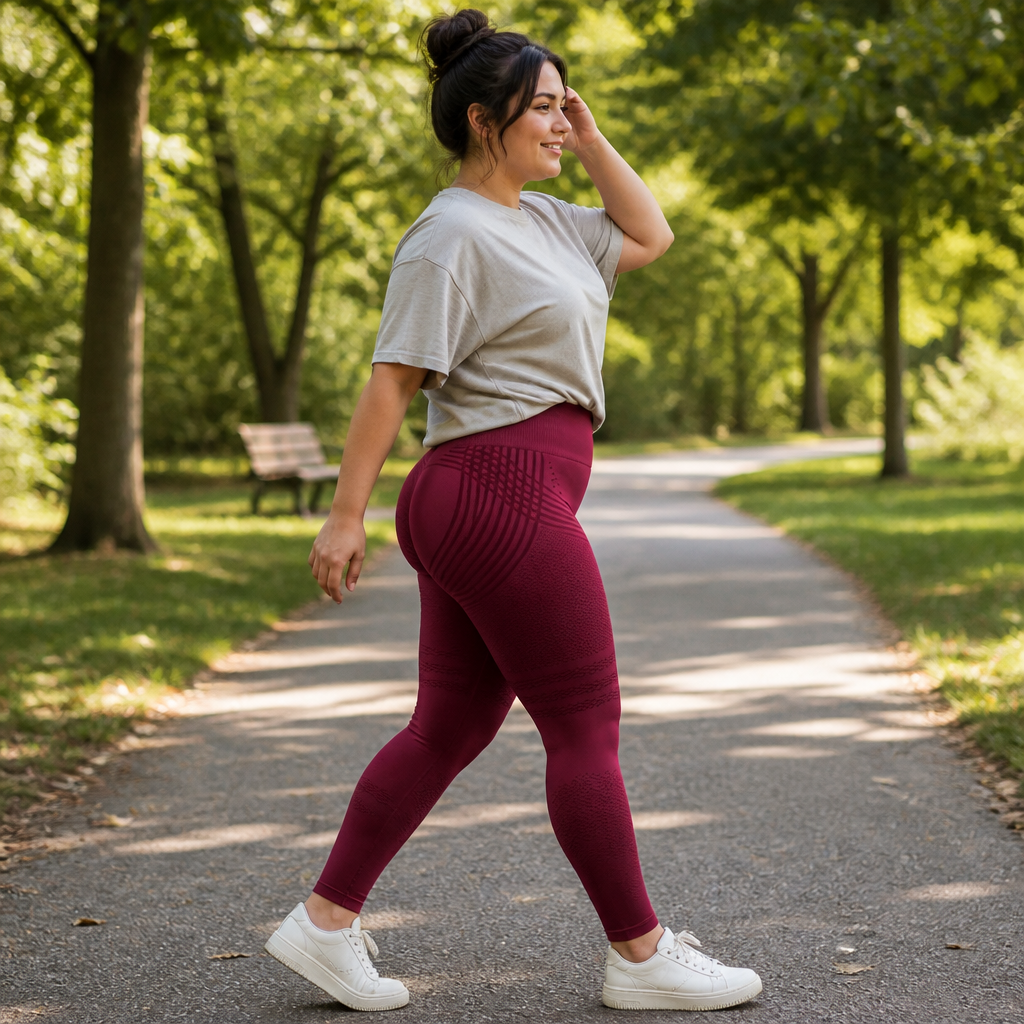 Curvesculpt™ – High-Waist Seamless Sculpting Compression Leggings