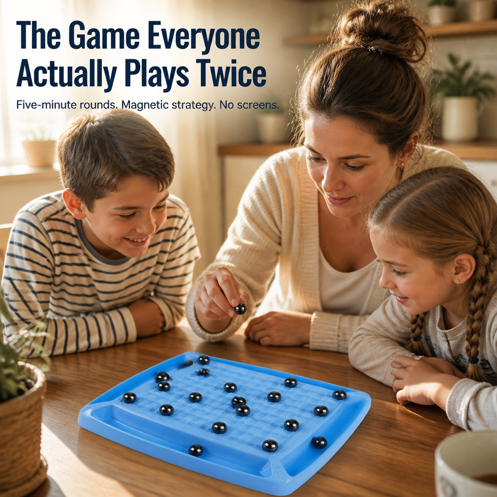 MagnaStrat™ — Drop the Ball, Snap the Magnets, Win in 5 Minutes