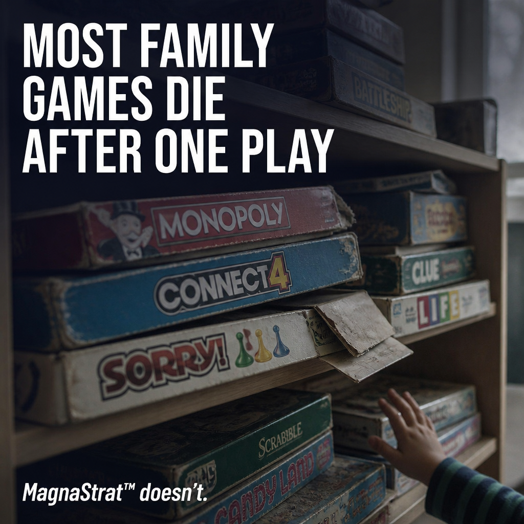 MagnaStrat™ — Drop the Ball, Snap the Magnets, Win in 5 Minutes
