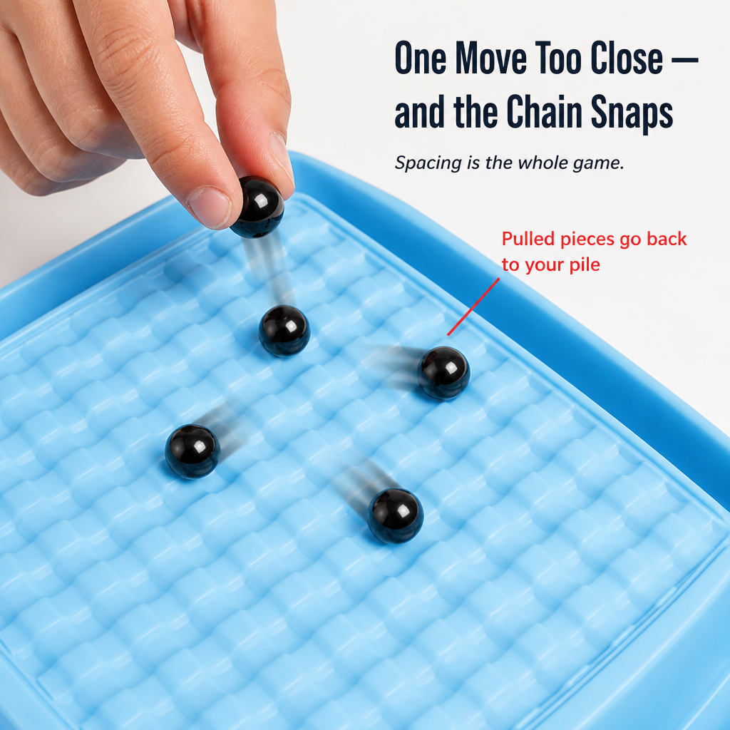 MagnaStrat™ — Drop the Ball, Snap the Magnets, Win in 5 Minutes