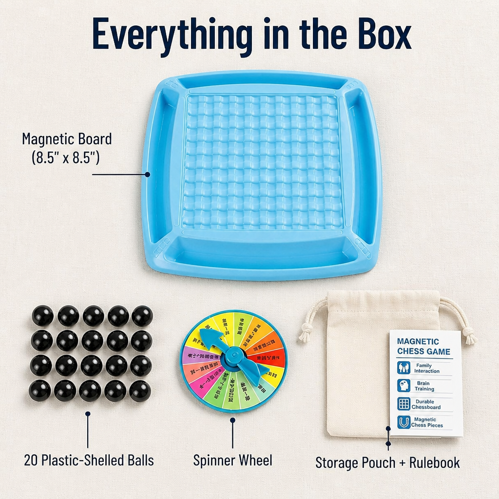 MagnaStrat™ — Drop the Ball, Snap the Magnets, Win in 5 Minutes