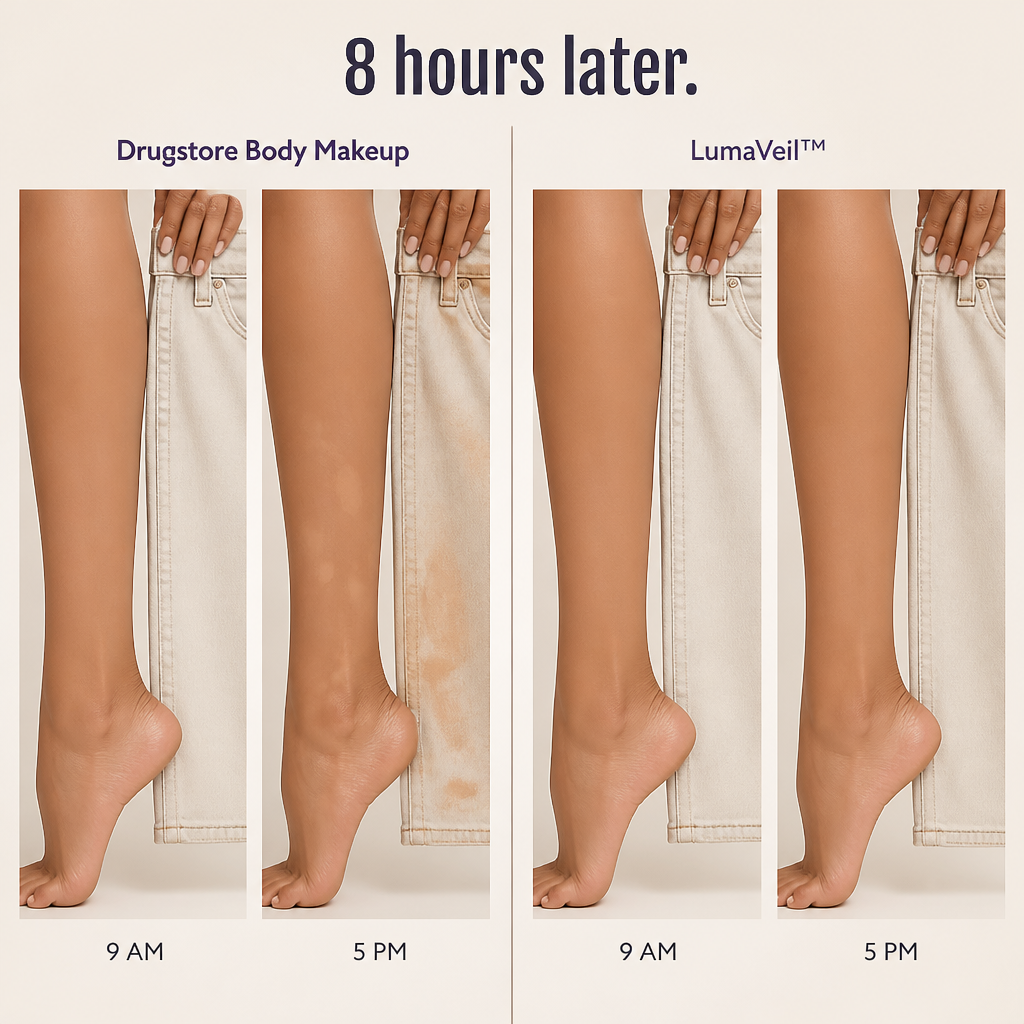 LumaVeil™ — Cover Tattoos, Spider Veins & Scars Without Looking Like Makeup