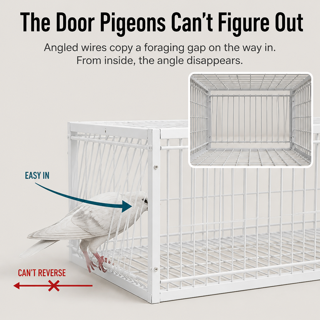 FeatherGuard™ — Catch Garden-Wrecking Pigeons Humanely Without Spikes or Poison
