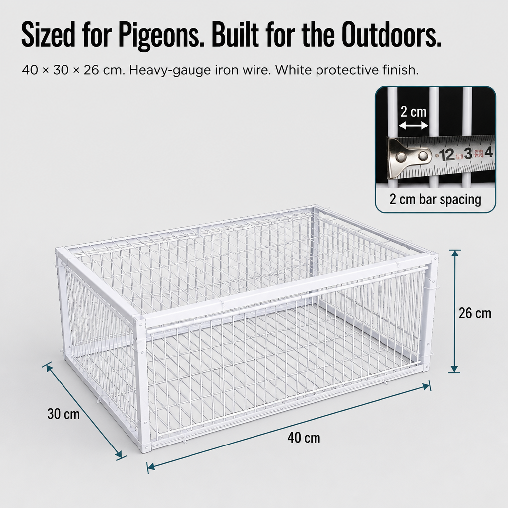 FeatherGuard™ — Catch Garden-Wrecking Pigeons Humanely Without Spikes or Poison