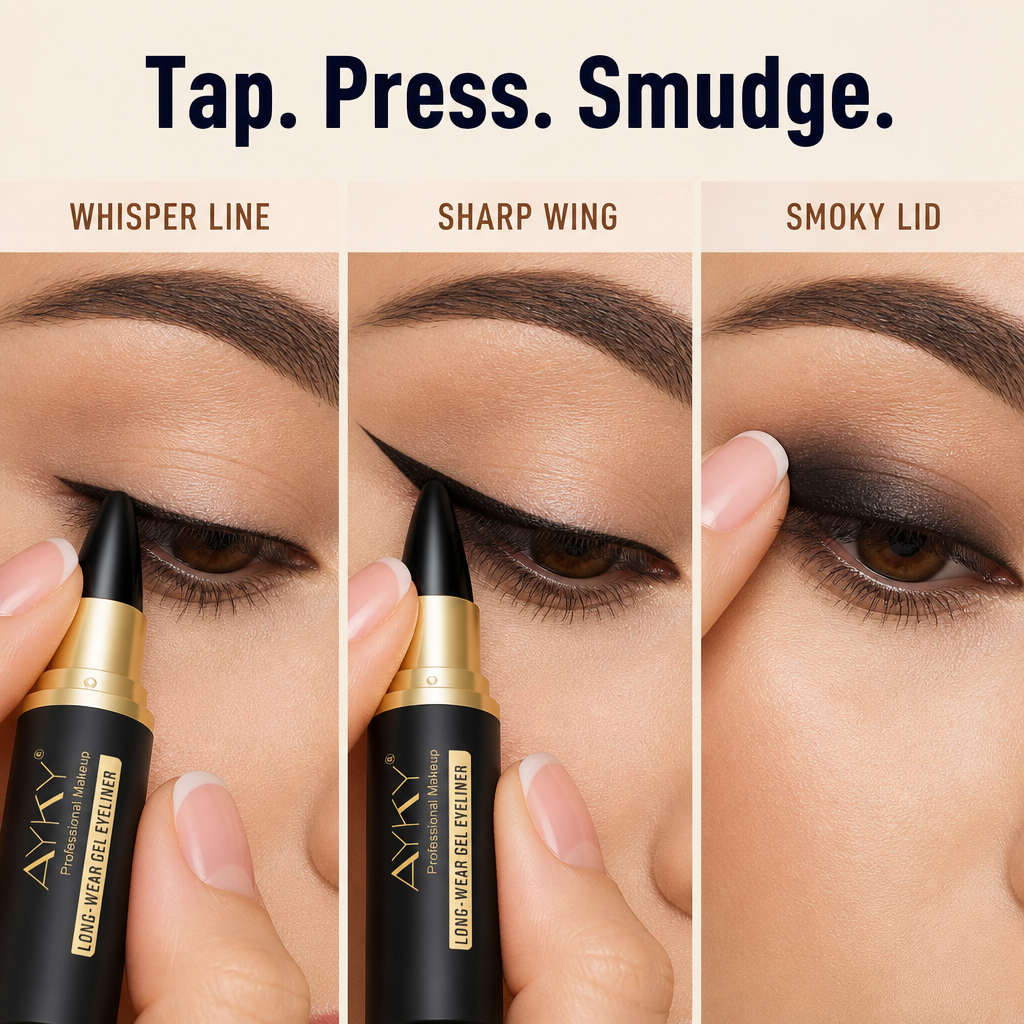 LuxeLine™ — Glide Sharp Lines & Smoky Smudge in One Chunky Gel Stick | Buy 3 Get 2 Free