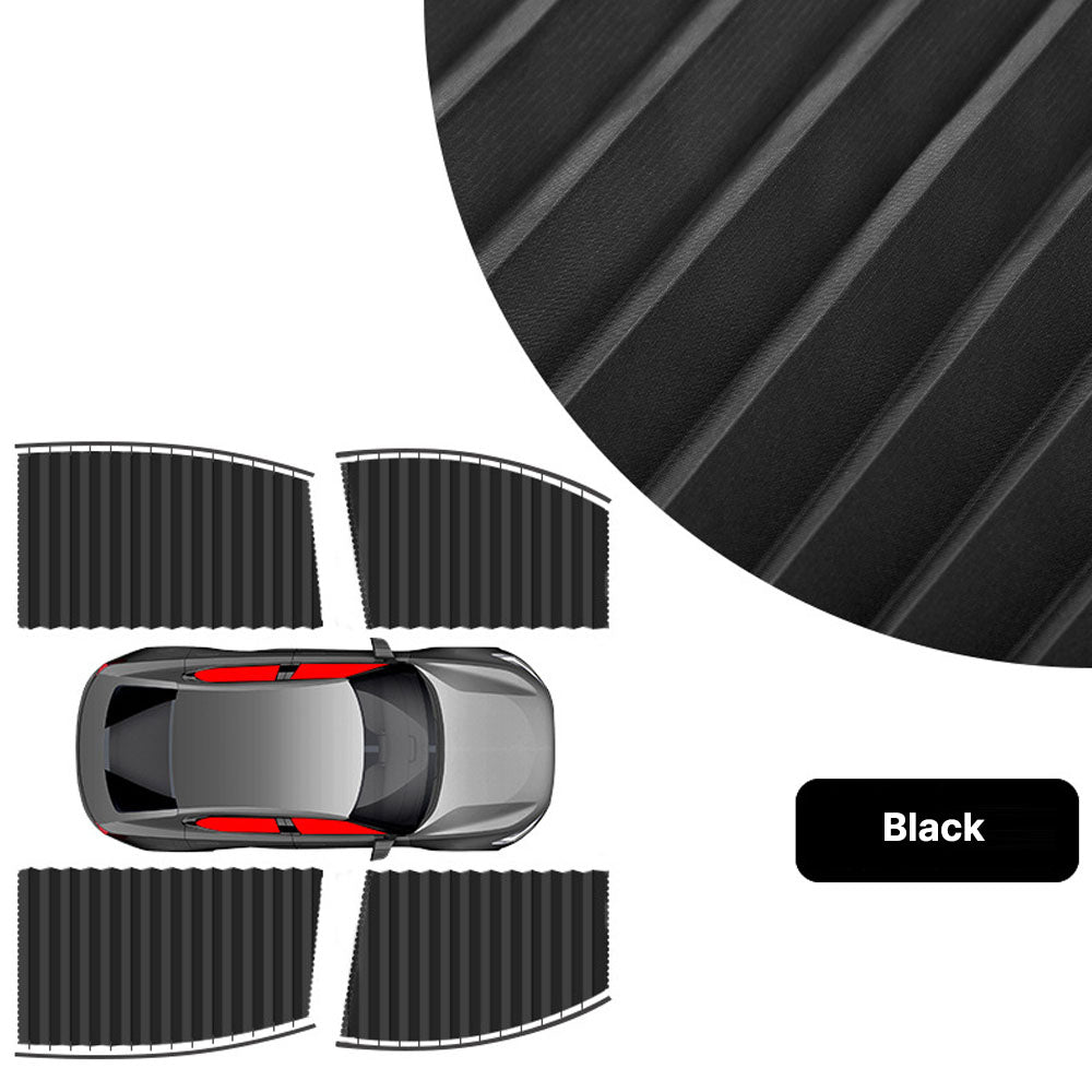 Blackout Sunshade Curtains for Car Windows with Magnetic Design