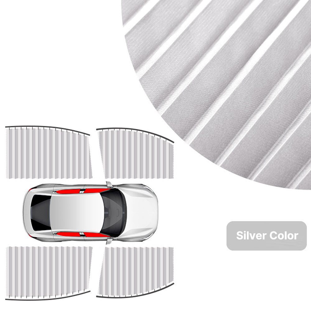 Blackout Sunshade Curtains for Car Windows with Magnetic Design