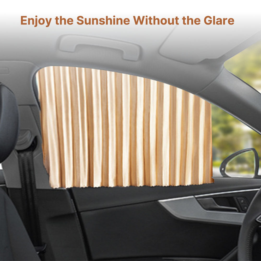 Blackout Sunshade Curtains for Car Windows with Magnetic Design