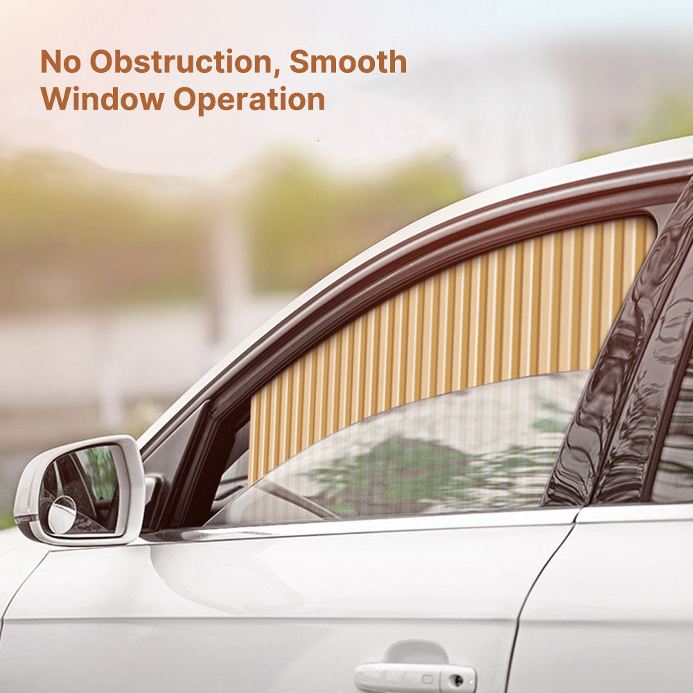 Blackout Sunshade Curtains for Car Windows with Magnetic Design