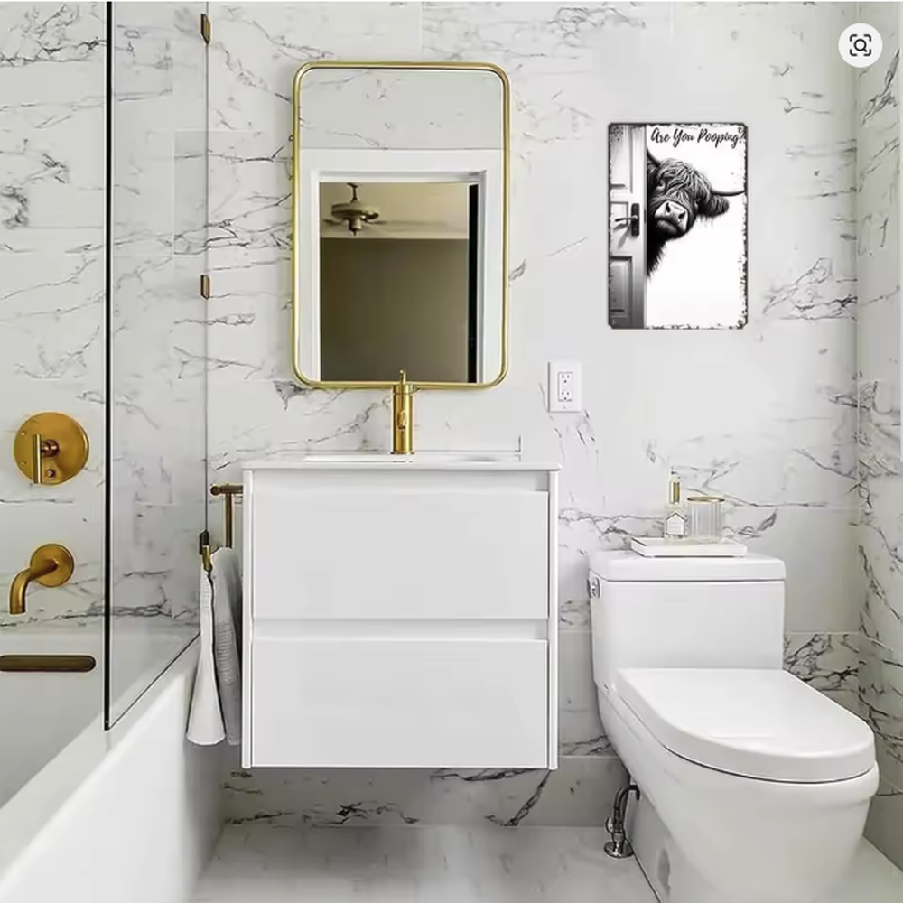Charming Bathroom Décor That Adds Humor and Joy