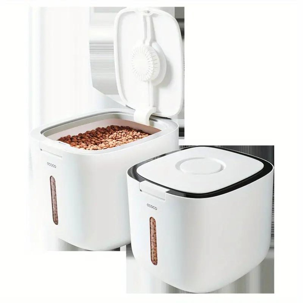 Dog Food Storage Container for Home Organization and Management