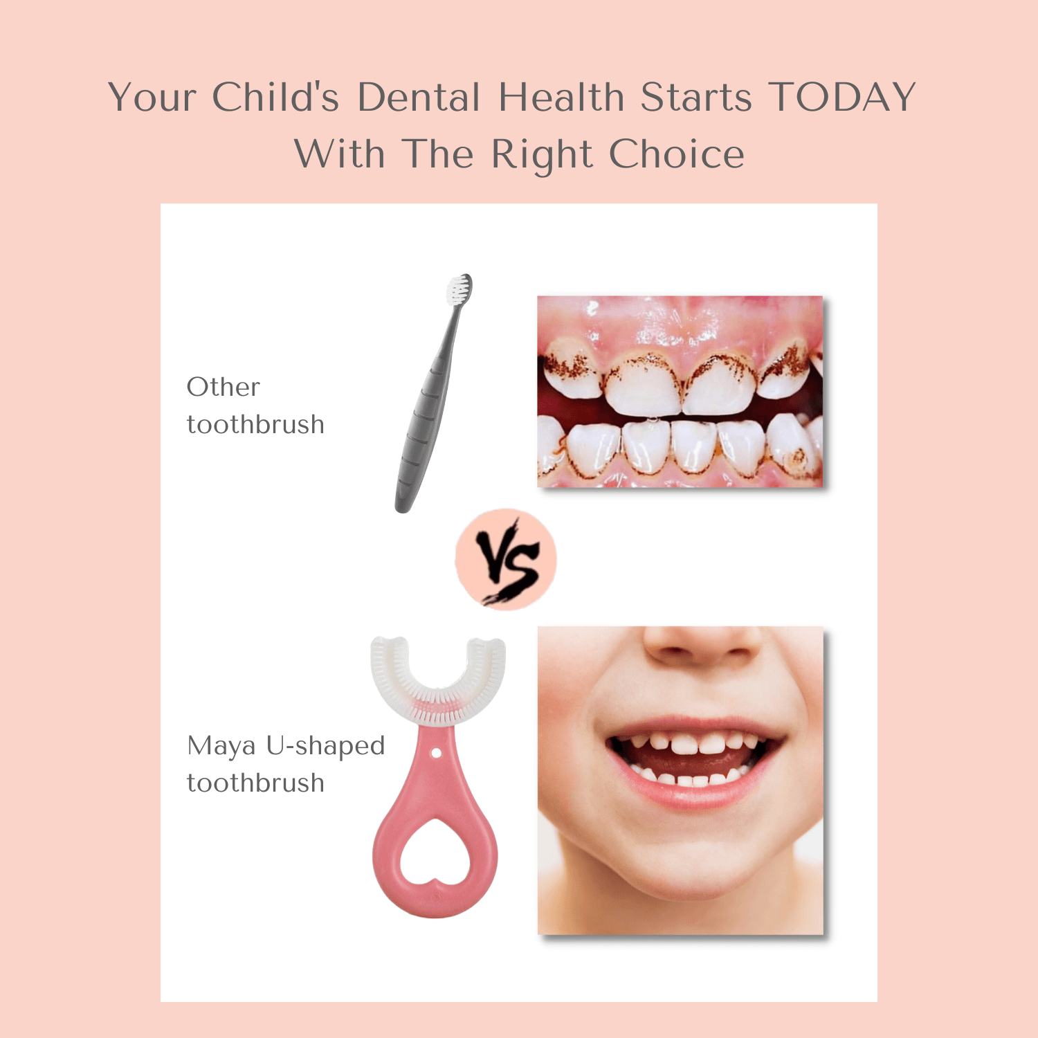 Maya U-Shaped Toothbrush -  Buy 2 Get 2 Free - Skaldo & Malin
