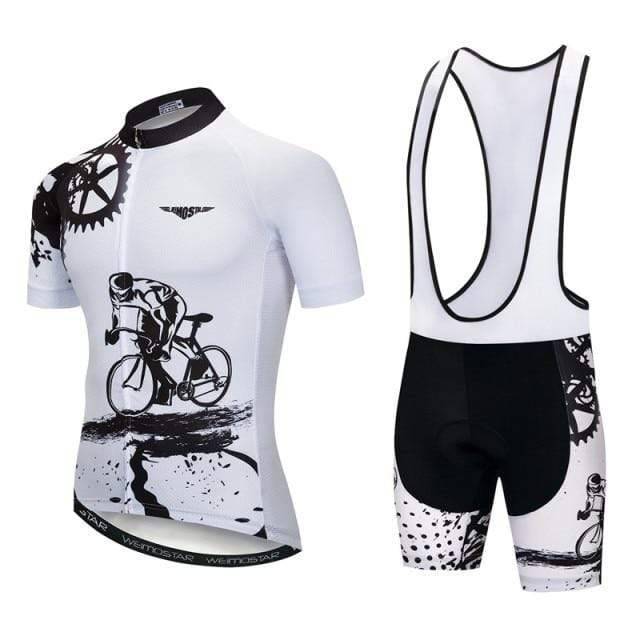 Cycling Jersey and Shorts Set for Men - Aero Pro Style