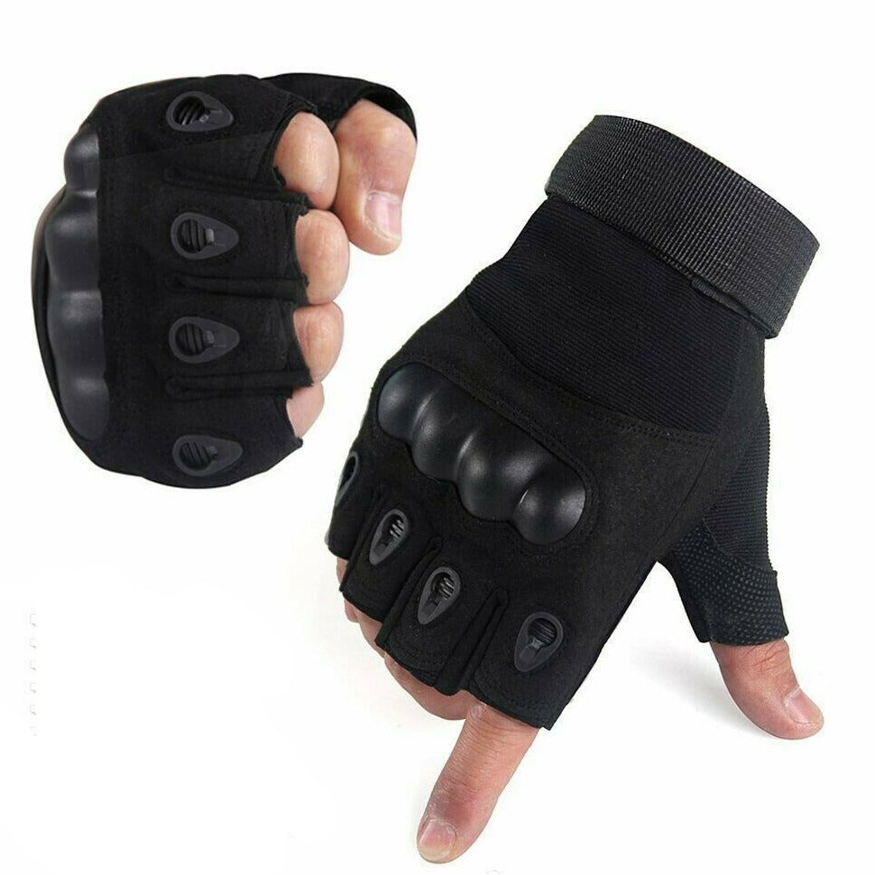 Men's Touchscreen Gloves with Hard Knuckles for Tactical Use