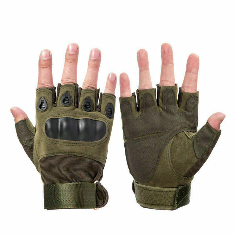 Men's Touchscreen Gloves with Hard Knuckles for Tactical Use