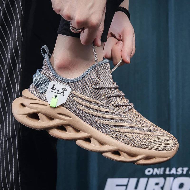 Breathable Mesh Running and Jogging Shoes for Men – Lightweight Design