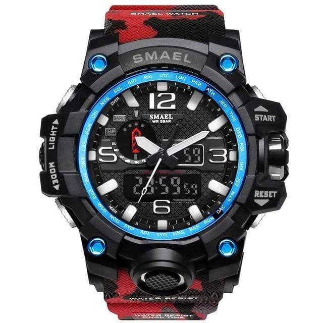 Dual Display Analog and Digital Watch for Men - Military Style