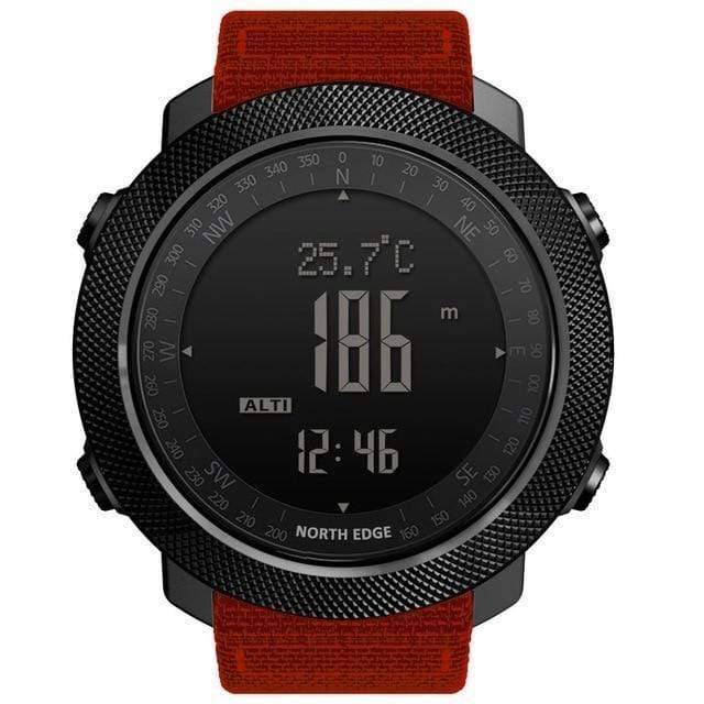 Digital Compass Watch for Men with Altimeter for Outdoor Use
