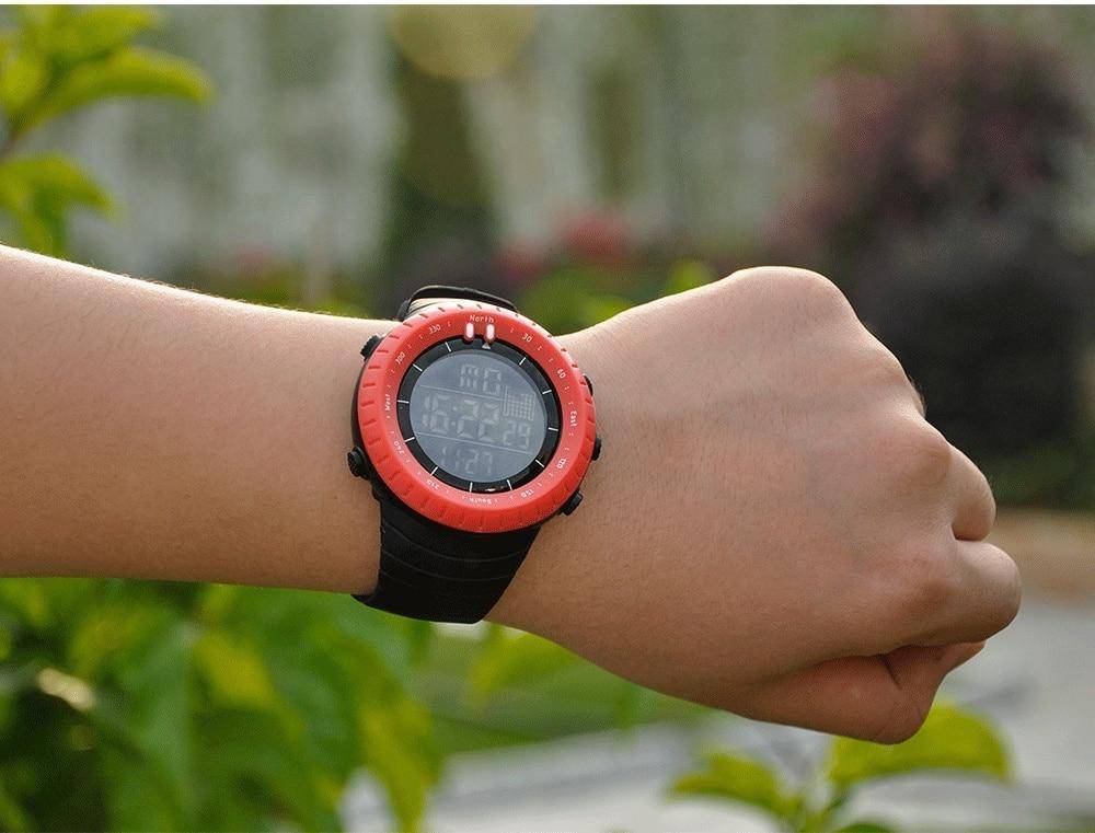 Digital Altimeter Watch for Men's Outdoor Sports
