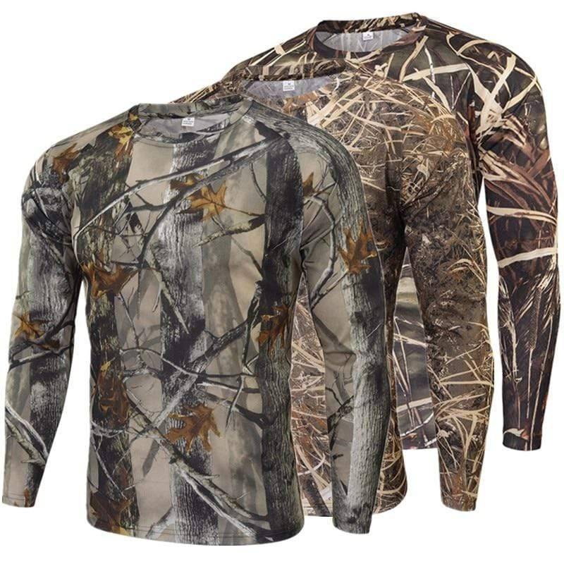 Long Sleeve Tactical Shirt for Men in Camouflage Design