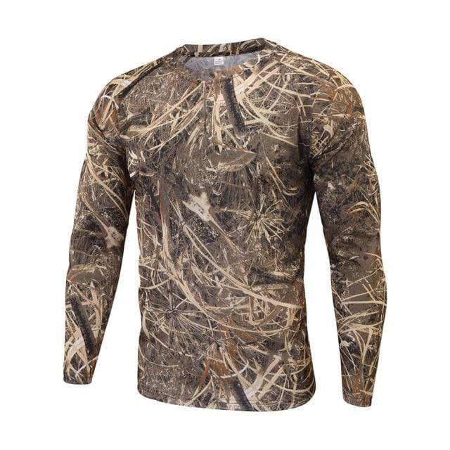 Long Sleeve Tactical Shirt for Men in Camouflage Design