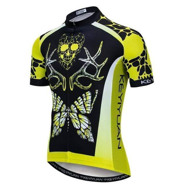 Breathable Cycling Jersey for Men with Full-Length Zipper
