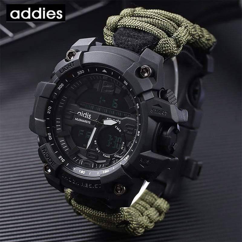 Digital Sports and Survival Watch for Men - Outdoor Use