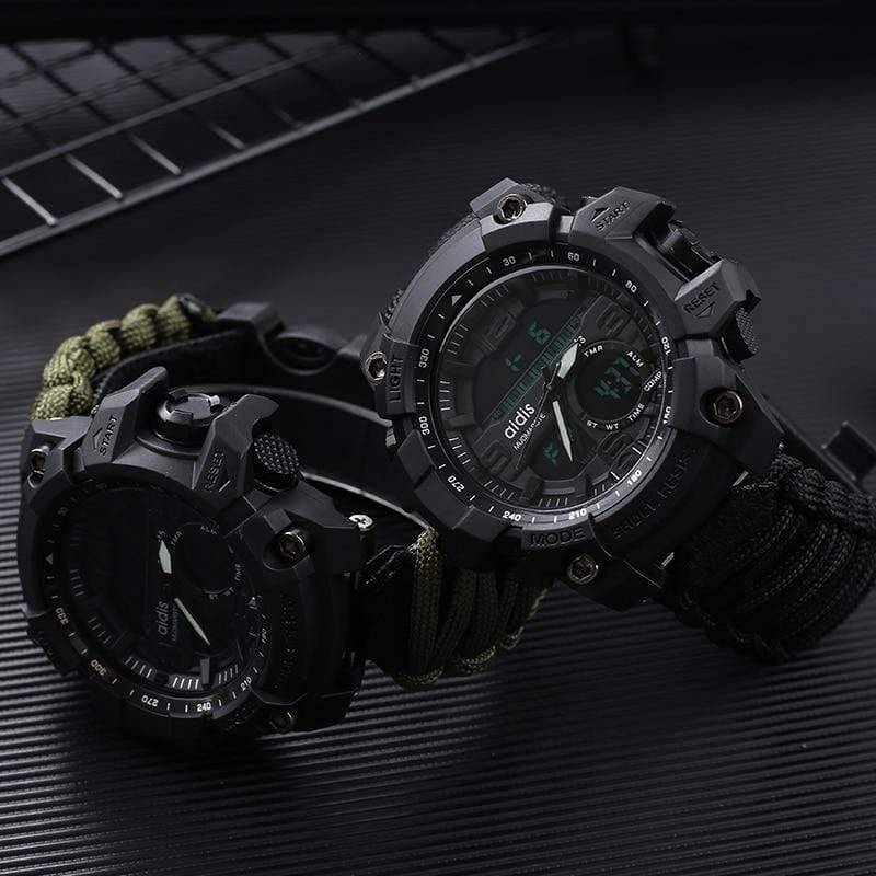 Digital Sports and Survival Watch for Men - Outdoor Use