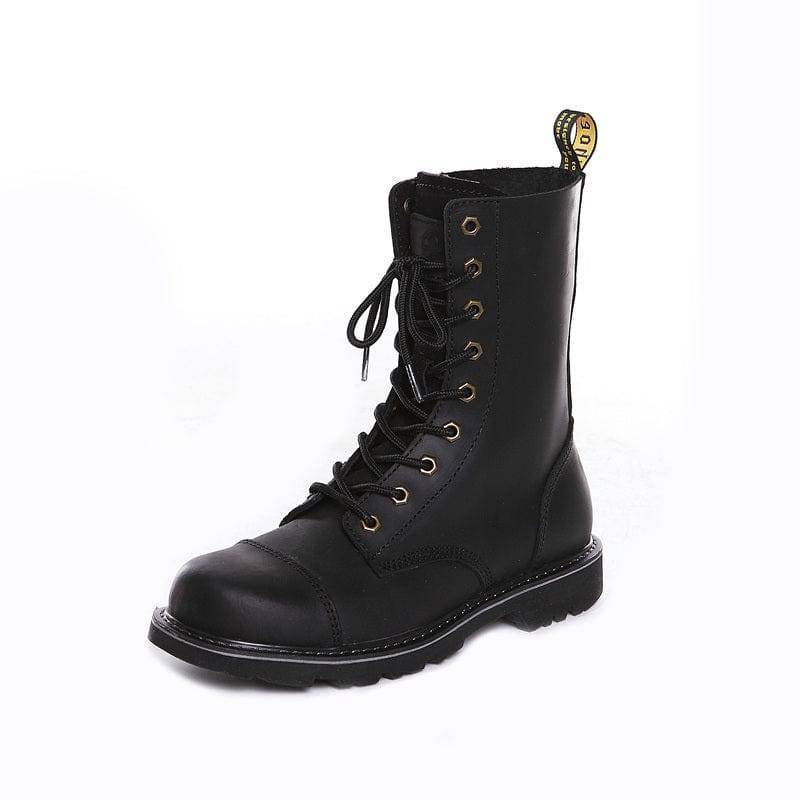 Durable High-Top Leather Boots for Men's Hunting