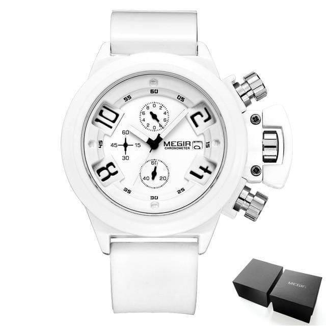Men's Sports Watch with Large Dial - Durable Military Design