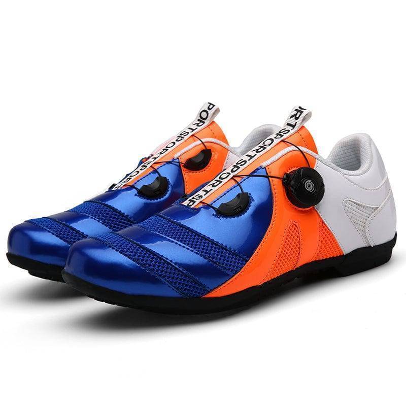 Flat Cycling Shoes for Men with SPD Rubber Sole