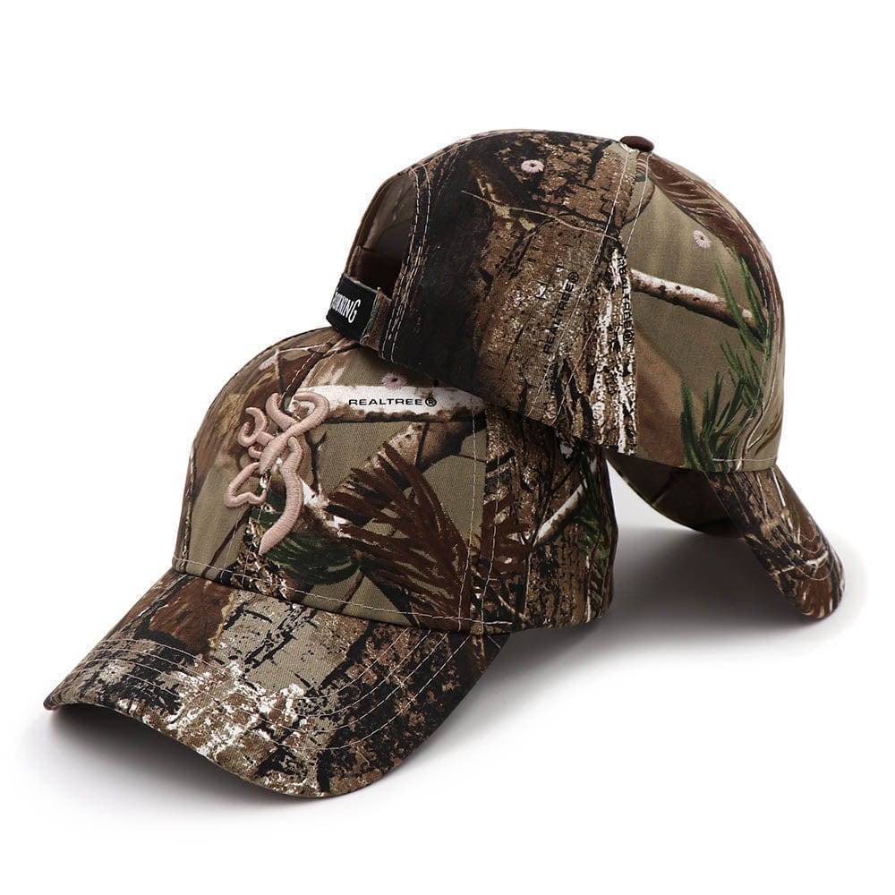 Men's Outdoor Fishing Hat with Tactical Camouflage Design