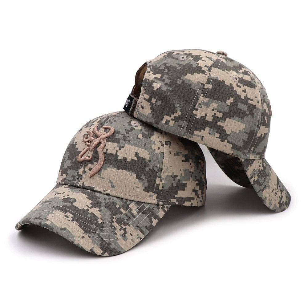 Men's Outdoor Fishing Hat with Tactical Camouflage Design